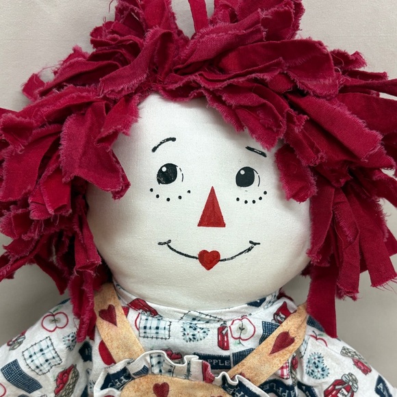 22” Vintage Rag Doll Handmade Raggedy Ann From 1999 - Picture 2 of 9